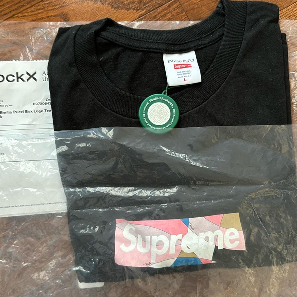 Supreme Emilio Pucci Box Logo Tee